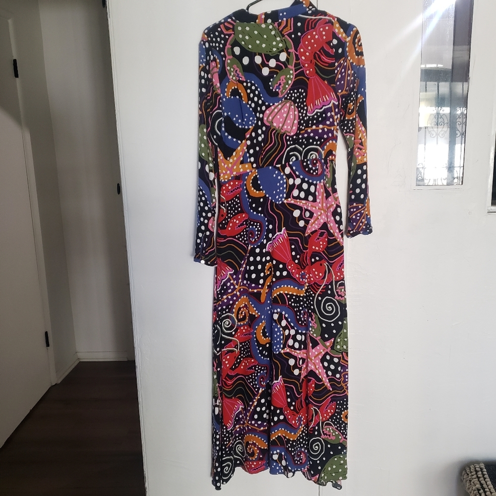Farm rio under the sea long sleeve maxi dress - Picture 8 of 10